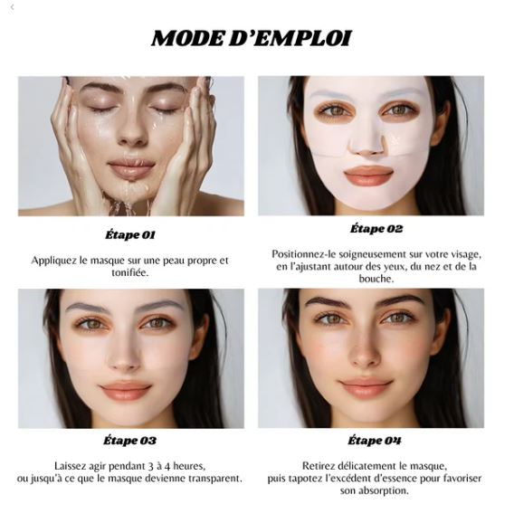 Masque réparateur visage bio | Hydrate et ravive le teint