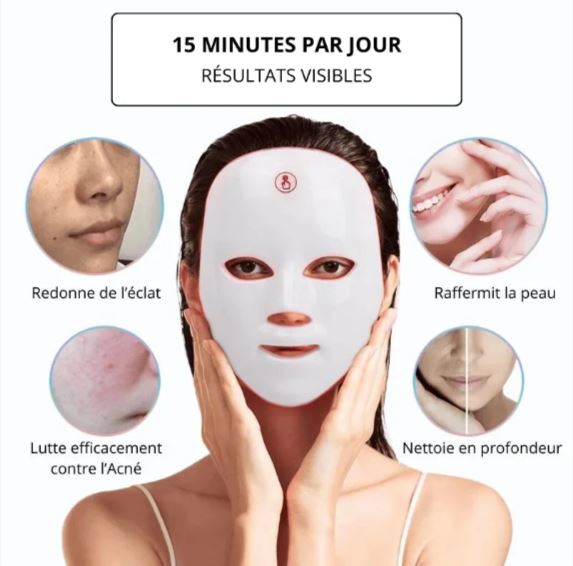 Masque luminothérapie LED | Éclat et anti-âge