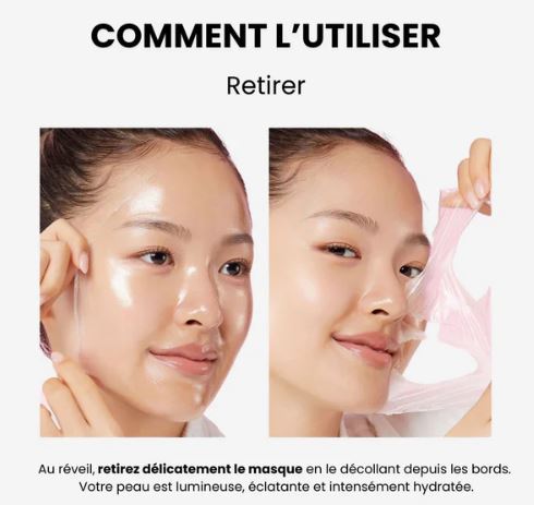 Masque coréen au collagène